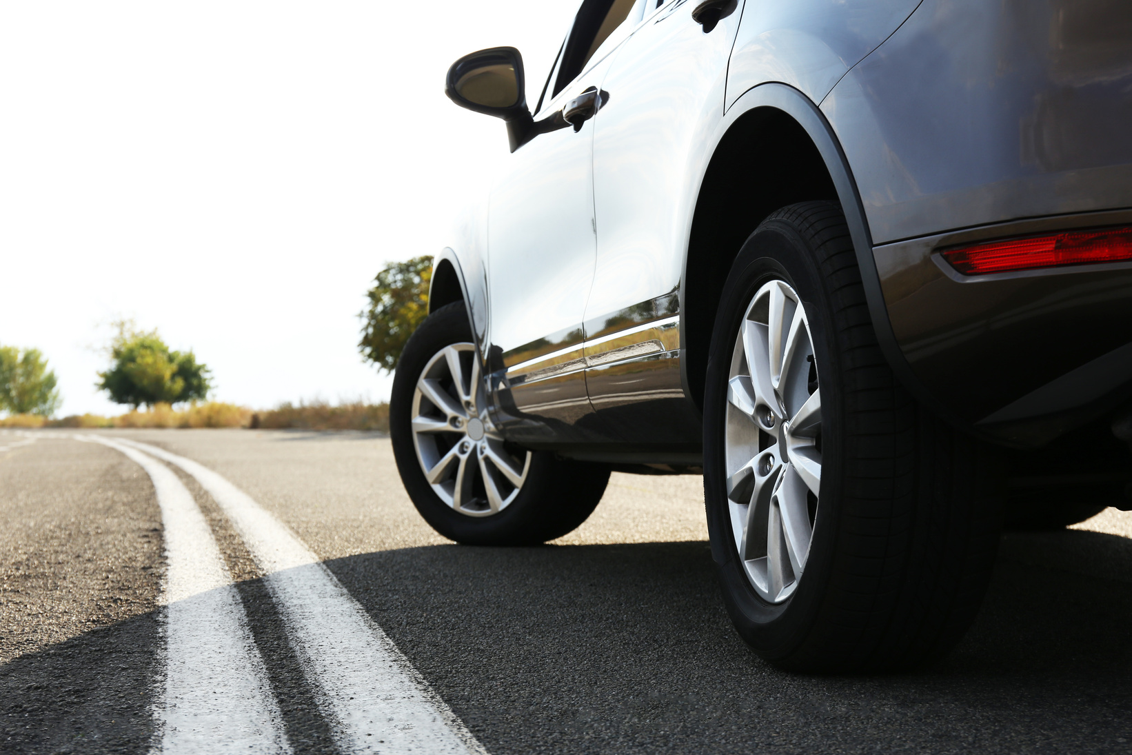 Car Moving on Road